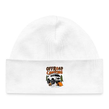 Camping tout-terrain - Bonnet bébé bio - blanc - Devant