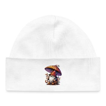 Gnome - Baby Organic Beanie - white - Front