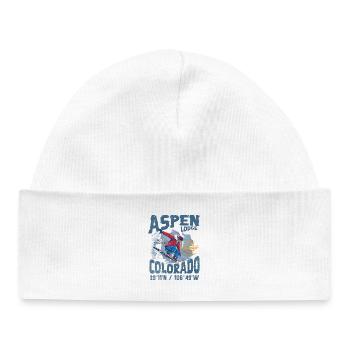 Aspen lodge freestyle - Baby Organic Beanie - white - Front