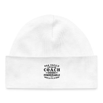 Tolles Geschenk für Amazing Coach - Baby Organic Mütze - Weiß - Vorne