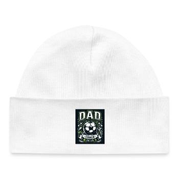 Papa – Coach pour la vie - Bonnet bébé bio - blanc - Devant