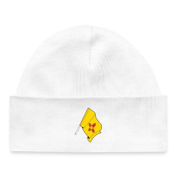 Drapeau du Nouveau-Mexique - Bonnet bébé bio - blanc - Devant