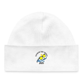 Tourism and travel - Baby Organic Beanie - white - Front
