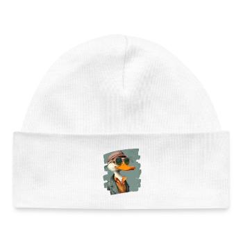 Duck Farm - Baby Organic Beanie - white - Front