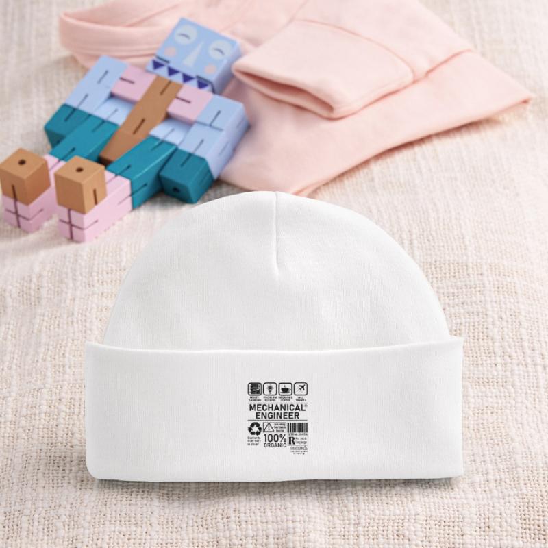 Mechanical Engineer multi tasking problem solving Baby Organic Beanie