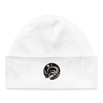 Alchemist's Spiral Path Symbol Art - Baby Organic Beanie - white - Front