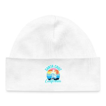 Santa Cruz California - Baby Organic Mütze - Weiß - Vorne
