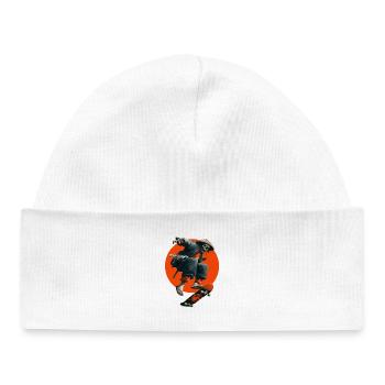 Ronin Zombie Skater - Baby Organic Beanie - white - Front