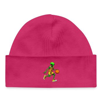 Basketball Alien - Baby Organic Beanie - white - Front