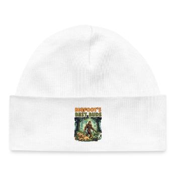Bigfoot's Best Buds Forest  Dog Walk - Baby Organic Beanie - white - Front