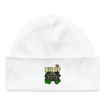 Reggae Big Up Soundsystem - Bonnet bébé bio - blanc - Devant