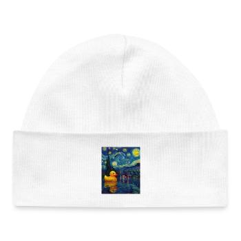 Rubber duck - Baby Organic Beanie - white - Front