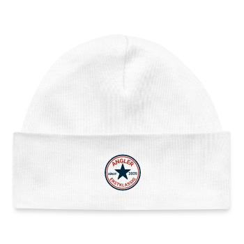 Motif Zodiac Pêcheur Vintage - Bonnet bébé bio - blanc - Devant