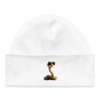 snake, python, cobra, rattlesnake, snakes - Baby Organic Beanie - white - Front