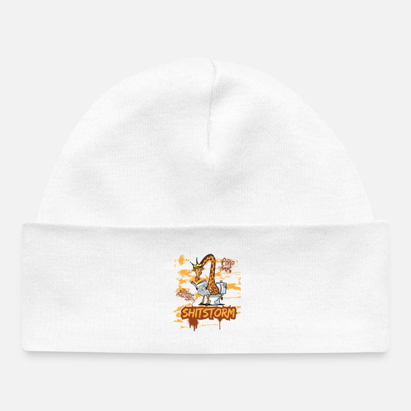 Tempête de - Bonnet bébé bio - blanc