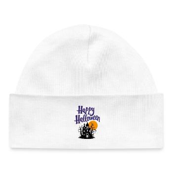 Joyeux halloween - Bonnet bébé bio - blanc - Devant