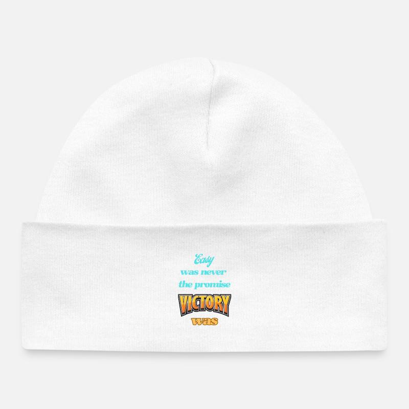Inspirer une pression motivationnelle - Bonnet bébé bio - blanc