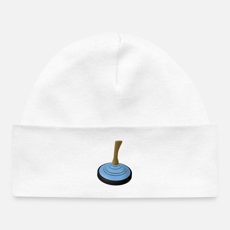 2025-EISSTOCK-hellblau - Bonnet bébé bio - blanc