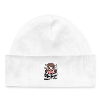 K-Pop Fanchant Corée Musique - Bonnet bébé bio - blanc - Devant