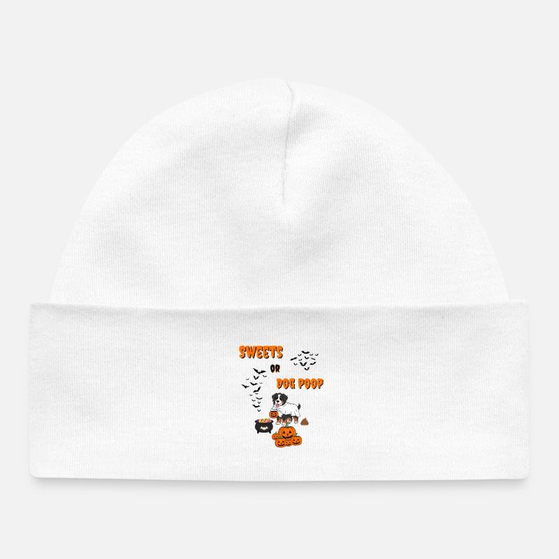 Trick or treat, Helloween - Bonnet bébé bio - blanc