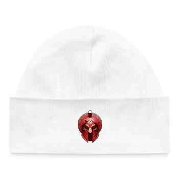 Casque Gladiateur Grec Workout Sparta - Bonnet bébé bio - blanc - Devant