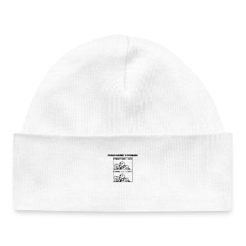 Programmer Humor – Sometimes it doesn't work out Shir - Baby Organic Beanie - white - Front