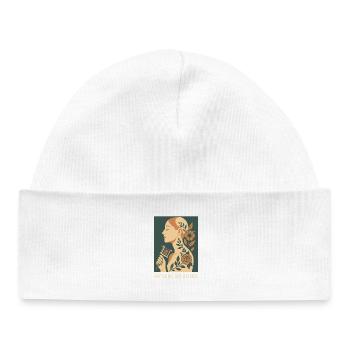 Tattoo Skin Story Story - Bonnet bébé bio - blanc - Devant