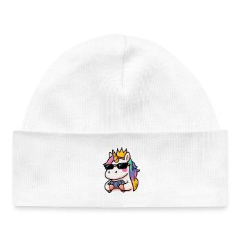 Unicorn gambles - Baby Organic Beanie - white - Front