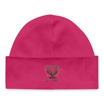 Phoenix – Keeper of the Flame - Baby Organic Beanie - white - Front