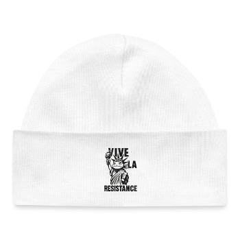 Vive La Resistance Silhouette Tee - Baby Organic Beanie - white - Front