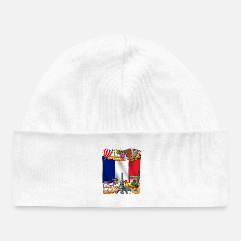 France - Bonnet bébé bio - blanc