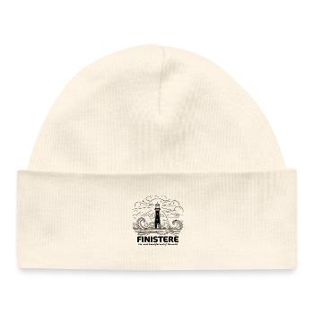 Cadeau Finistère Souvenir Voyage Phares Bretagne - Bonnet bébé bio - blanc - Devant