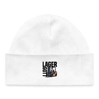 Lager Gott - Baby Organic Mütze - Weiß - Vorne