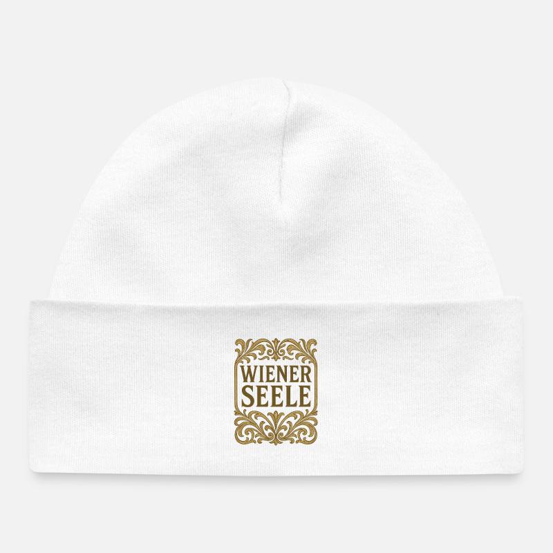 L’âme viennoise - Bonnet bébé bio - blanc