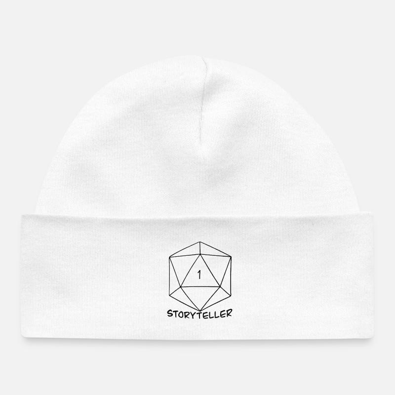 Conteur - Bonnet bébé bio - blanc