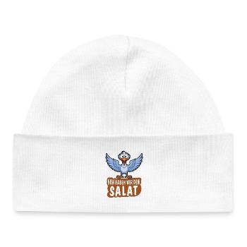 NOW WE HAVE THE SALAD - Baby Organic Beanie - white - Front