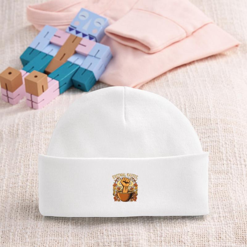 Déclaration de First Coffee Faust Bonnet bébé bio