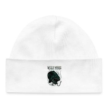 Wels Wars The Bigger The Better - Baby Organic Beanie - white - Front