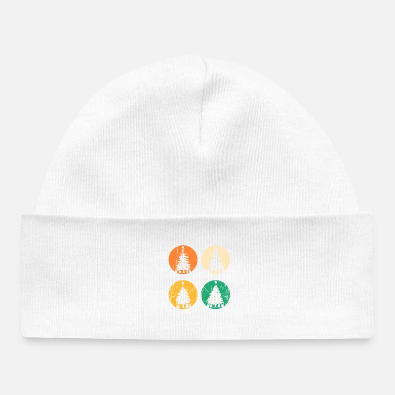 Père Noël Noël - Bonnet bébé bio - blanc