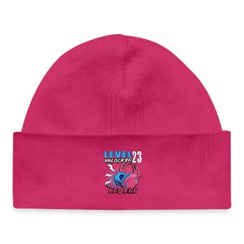 Niveau 23 – Légende débloquée - Bonnet bébé bio - blanc - Devant
