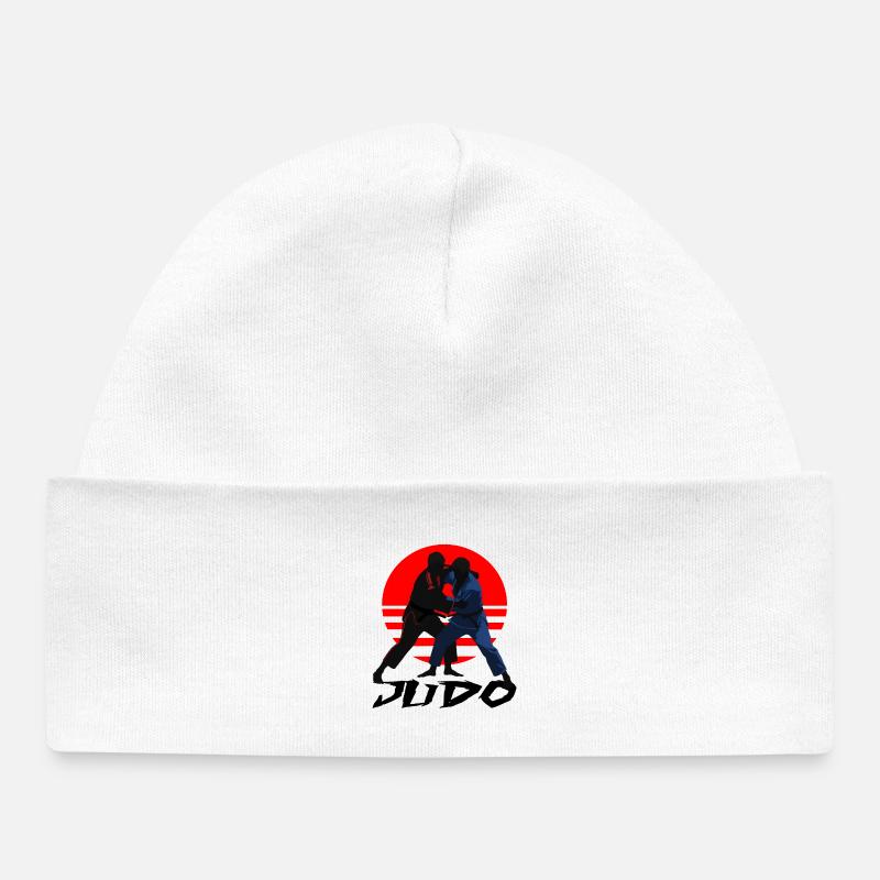 Judo - Bonnet bébé bio - blanc