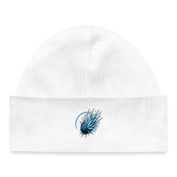 Handball Eis Ball, eiskalter Wurf, Coolness - Baby Organic Beanie - white - Front