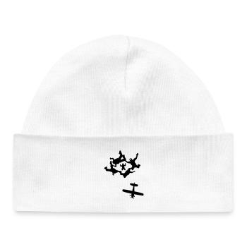 skydiving - Baby Organic Beanie - white - Front