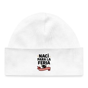 Naci para la feria - Bonnet bébé bio - blanc - Devant