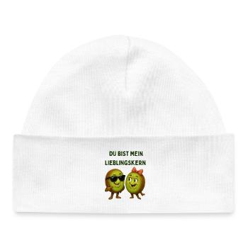 Kiwis préféré dans le style - Bonnet bébé bio - blanc - Devant