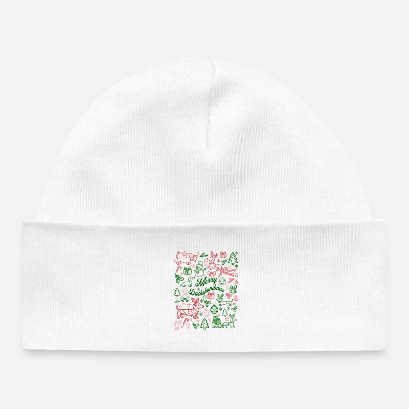 Joyeux Noël - Bonnet bébé bio - blanc