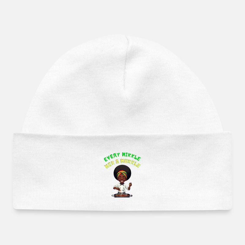Chaque Mikkle Mek A Mukkle - Bonnet bébé bio - blanc