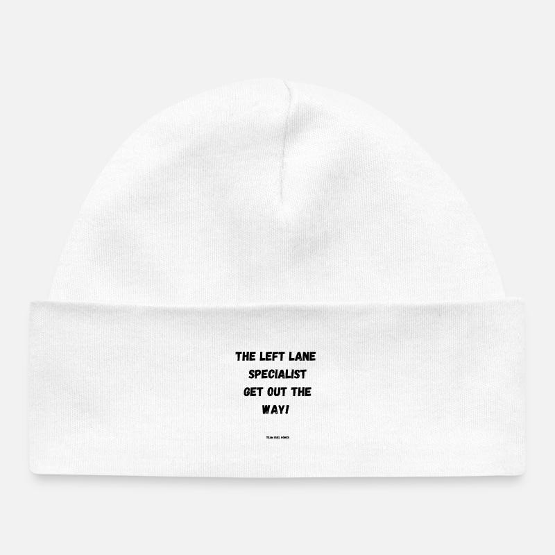 Le spécialiste de la voie gauche - Bonnet bébé bio - blanc