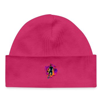Basketball Player Retro Look - Baby Organic Beanie - white - Front