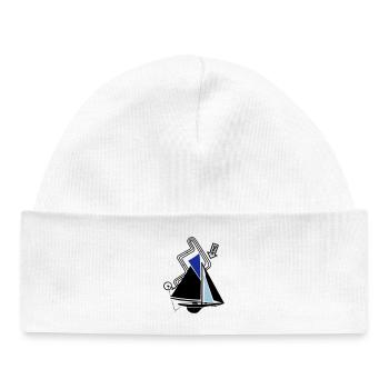 Classic Sailing Yacht Regatta Course Sailboat Yacht - Baby Organic Beanie - white - Front
